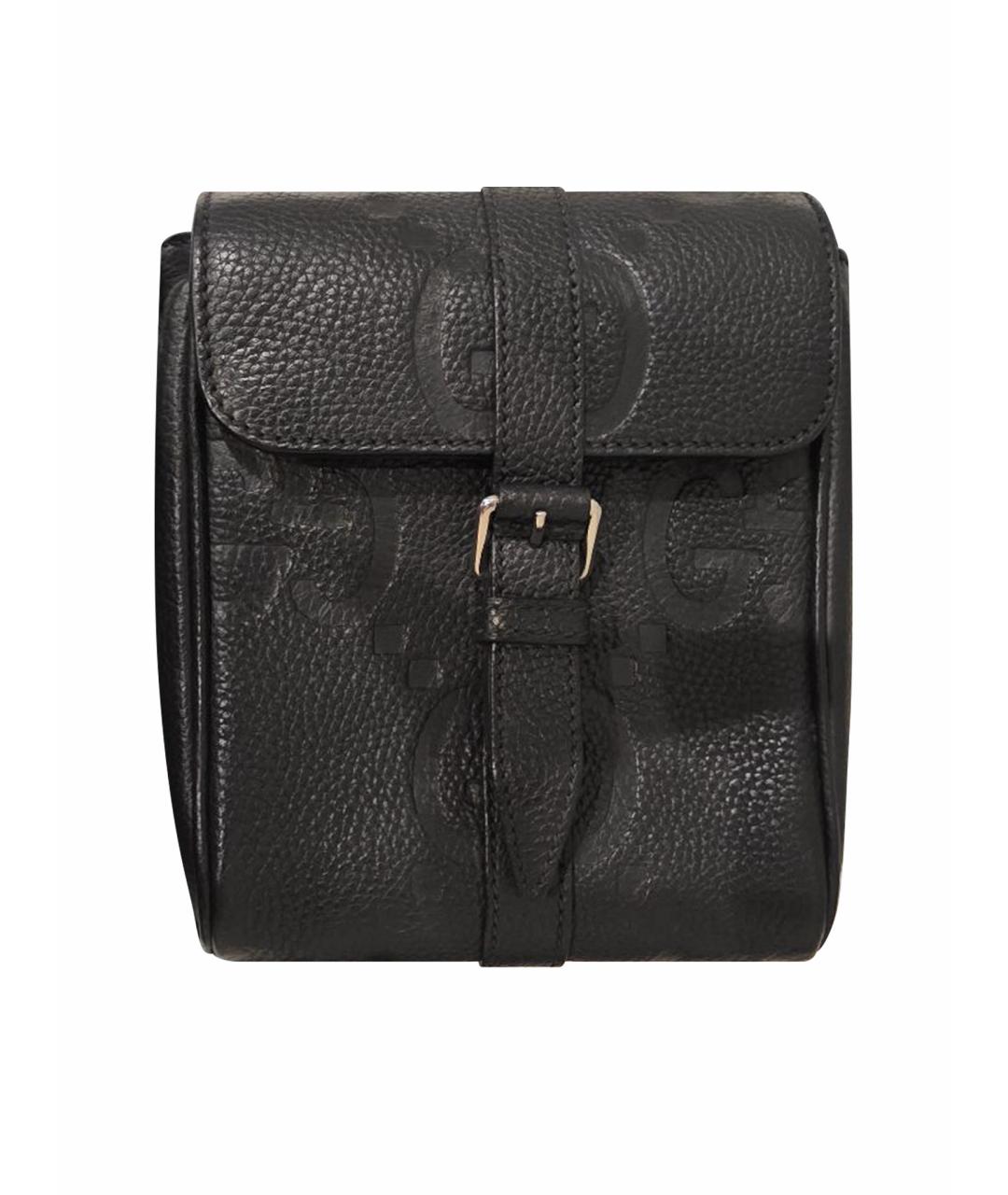 GUCCI Черная кожаная сумка на плечо, фото 6