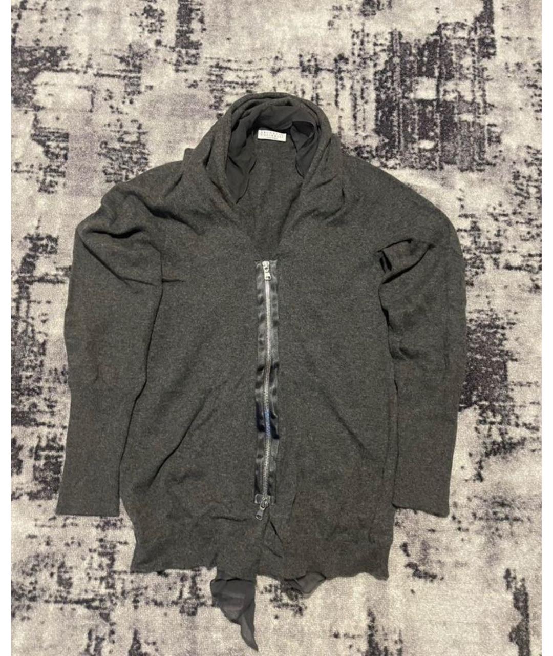 BRUNELLO CUCINELLI Антрацитовый кашемировый кардиган, фото 8