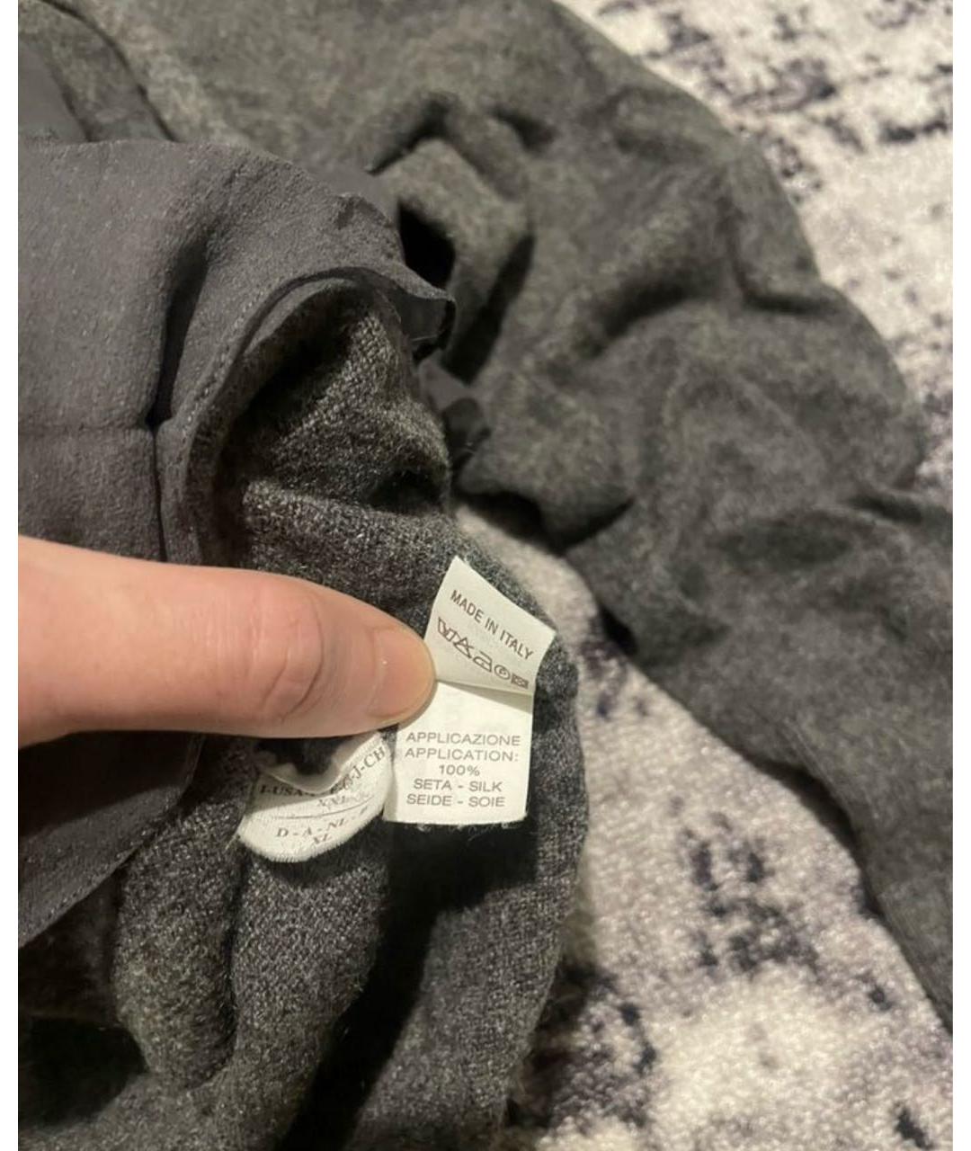 BRUNELLO CUCINELLI Антрацитовый кашемировый кардиган, фото 7