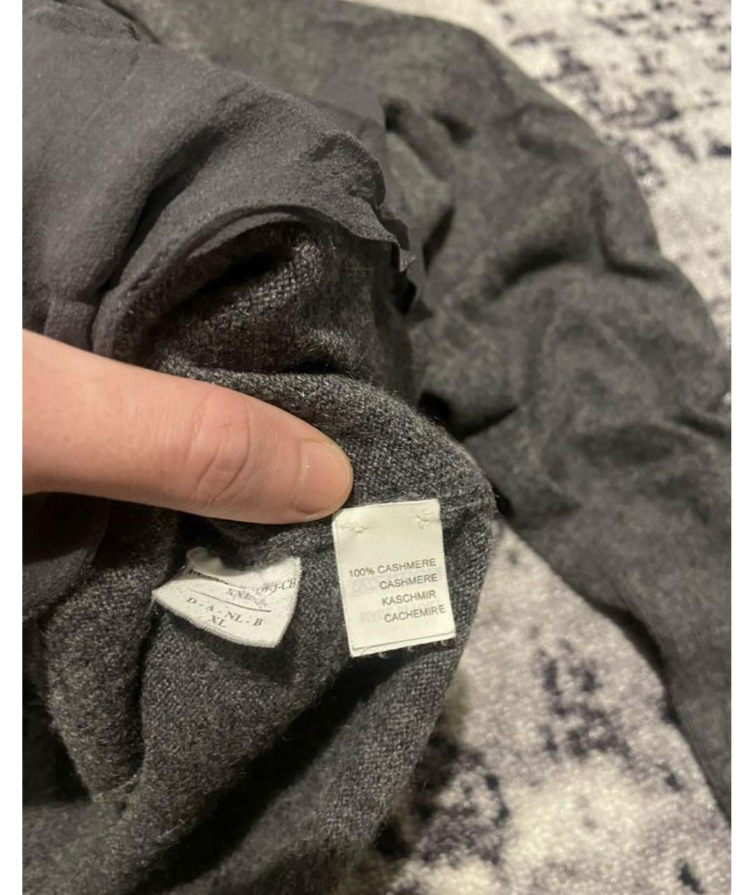 BRUNELLO CUCINELLI Антрацитовый кашемировый кардиган, фото 6