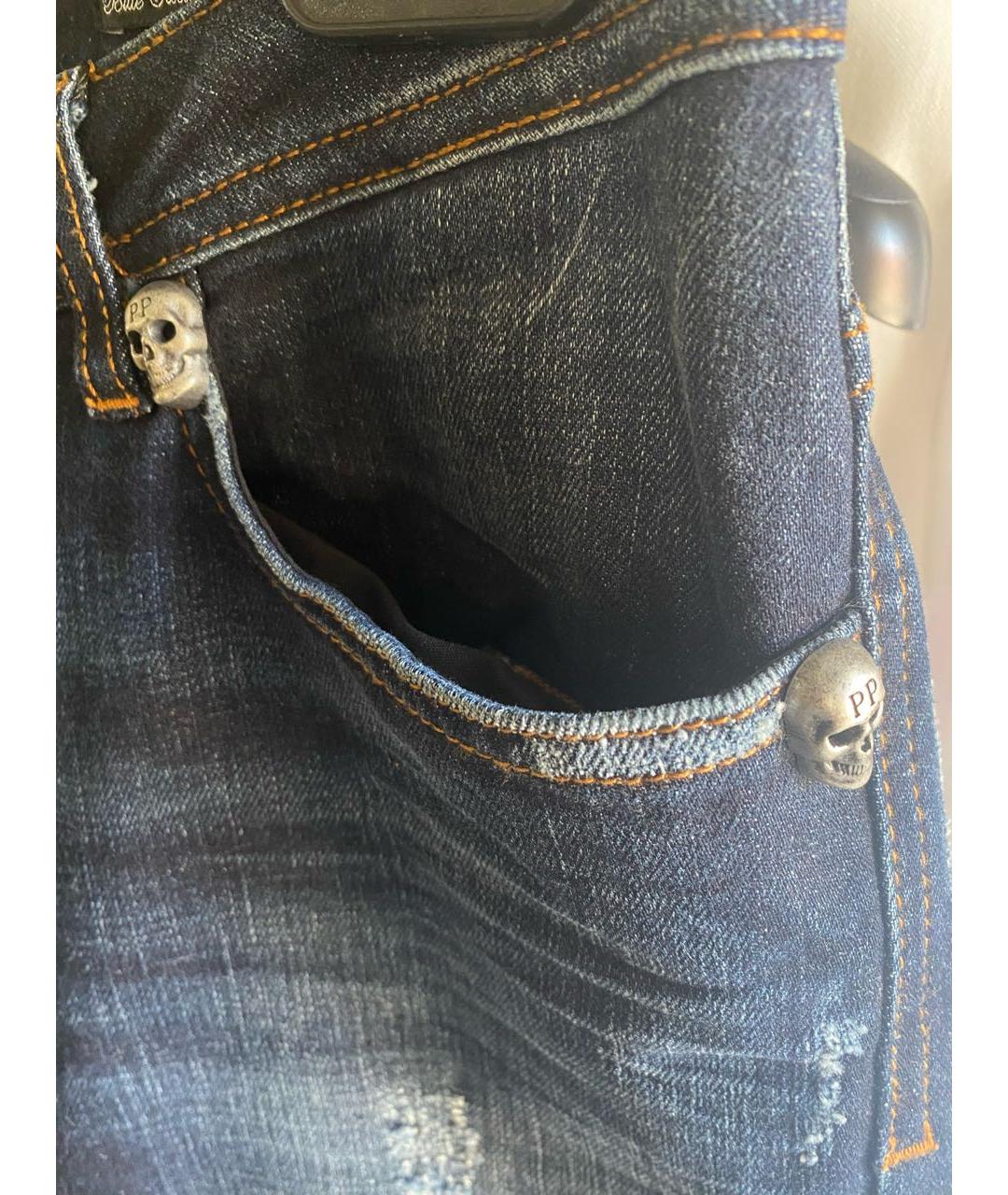 PHILIPP PLEIN Прямые джинсы, фото 4