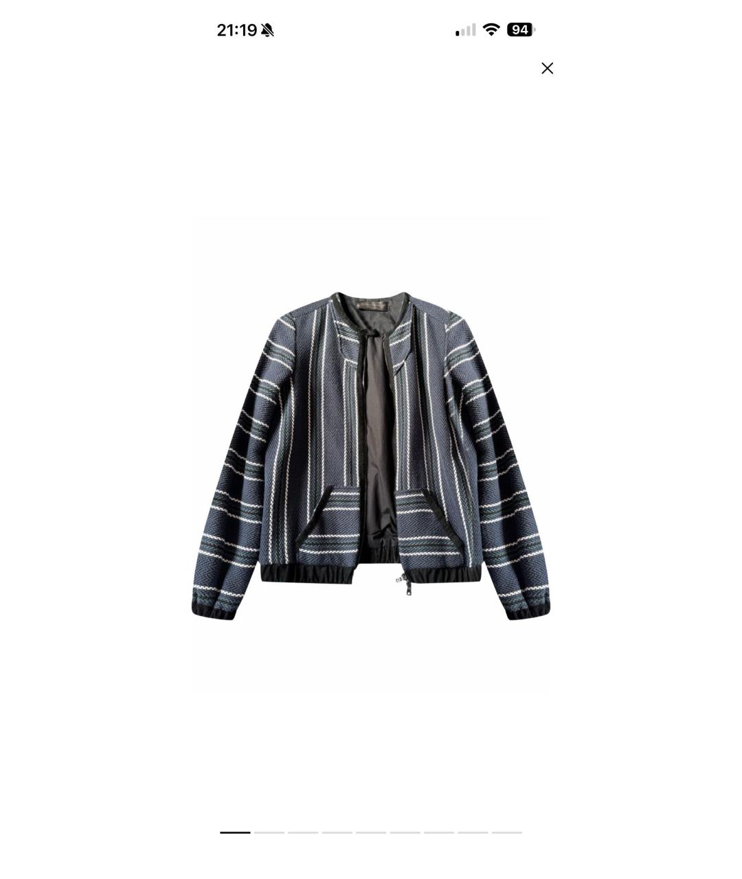 PROENZA SCHOULER Синяя хлопковая куртка, фото 9