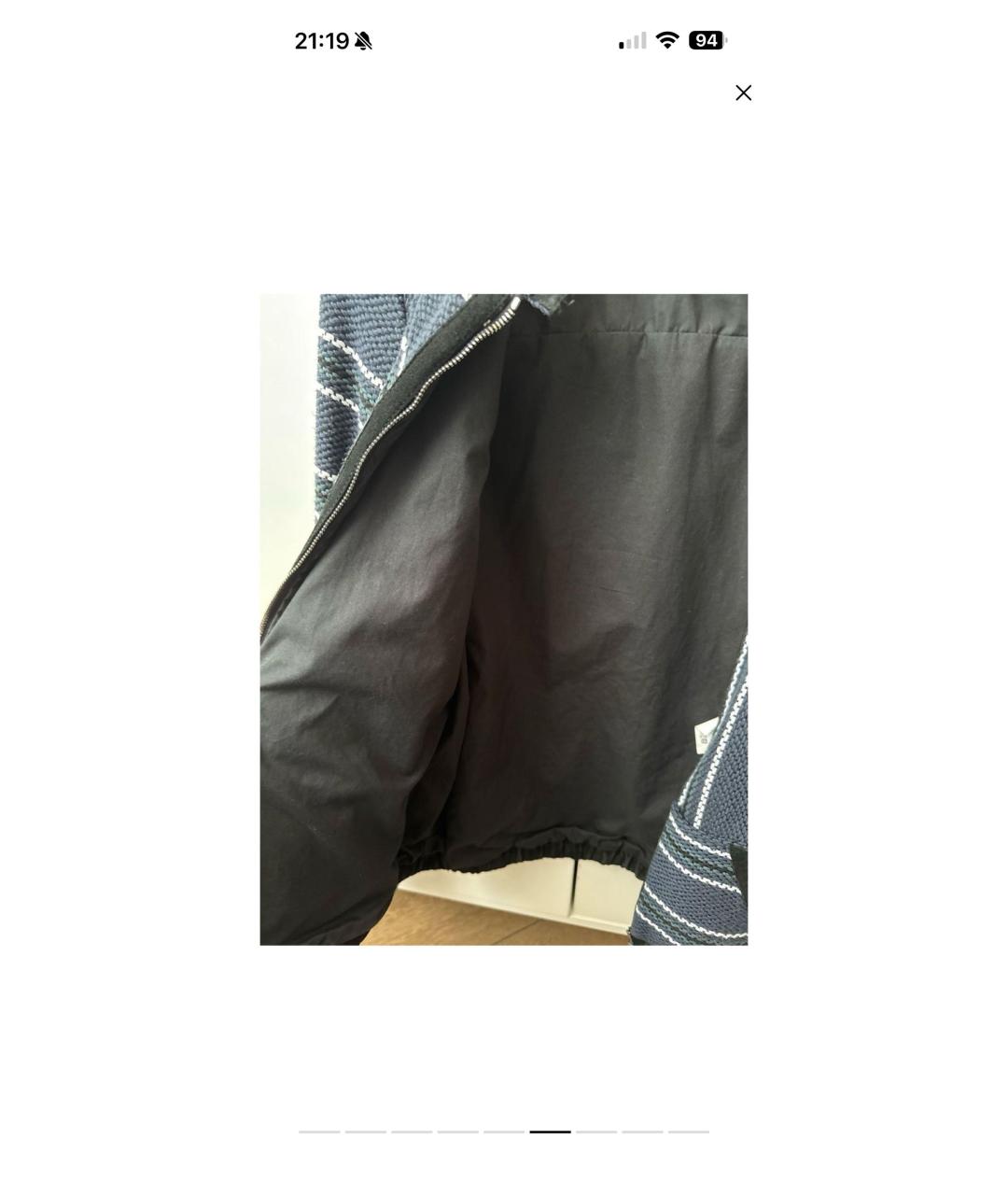 PROENZA SCHOULER Синяя хлопковая куртка, фото 6