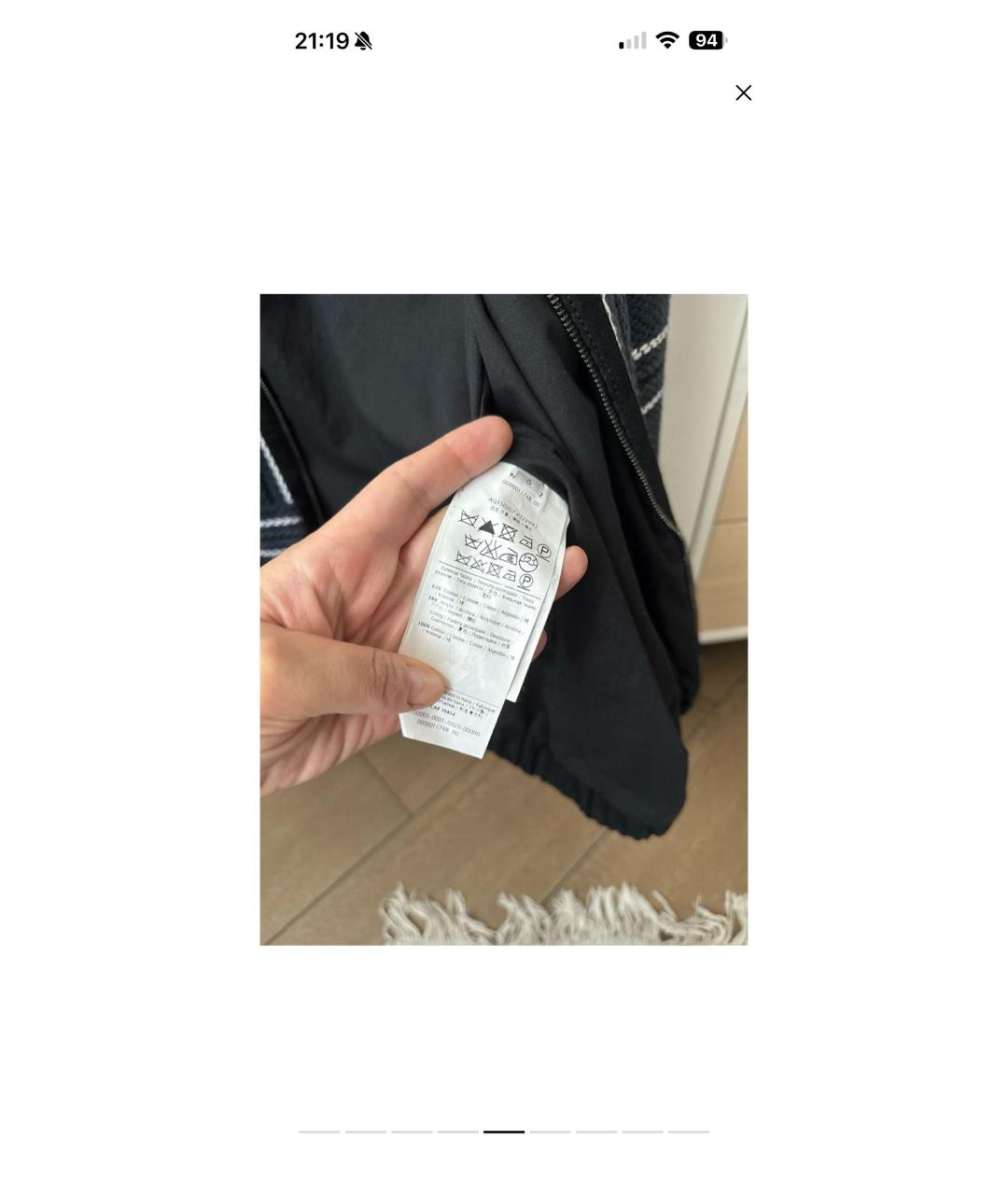 PROENZA SCHOULER Синяя хлопковая куртка, фото 5