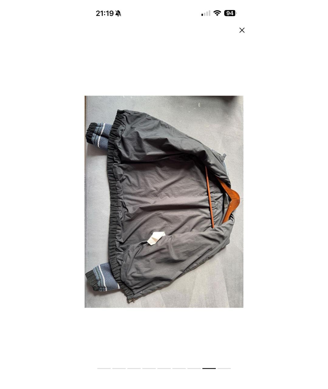 PROENZA SCHOULER Синяя хлопковая куртка, фото 8