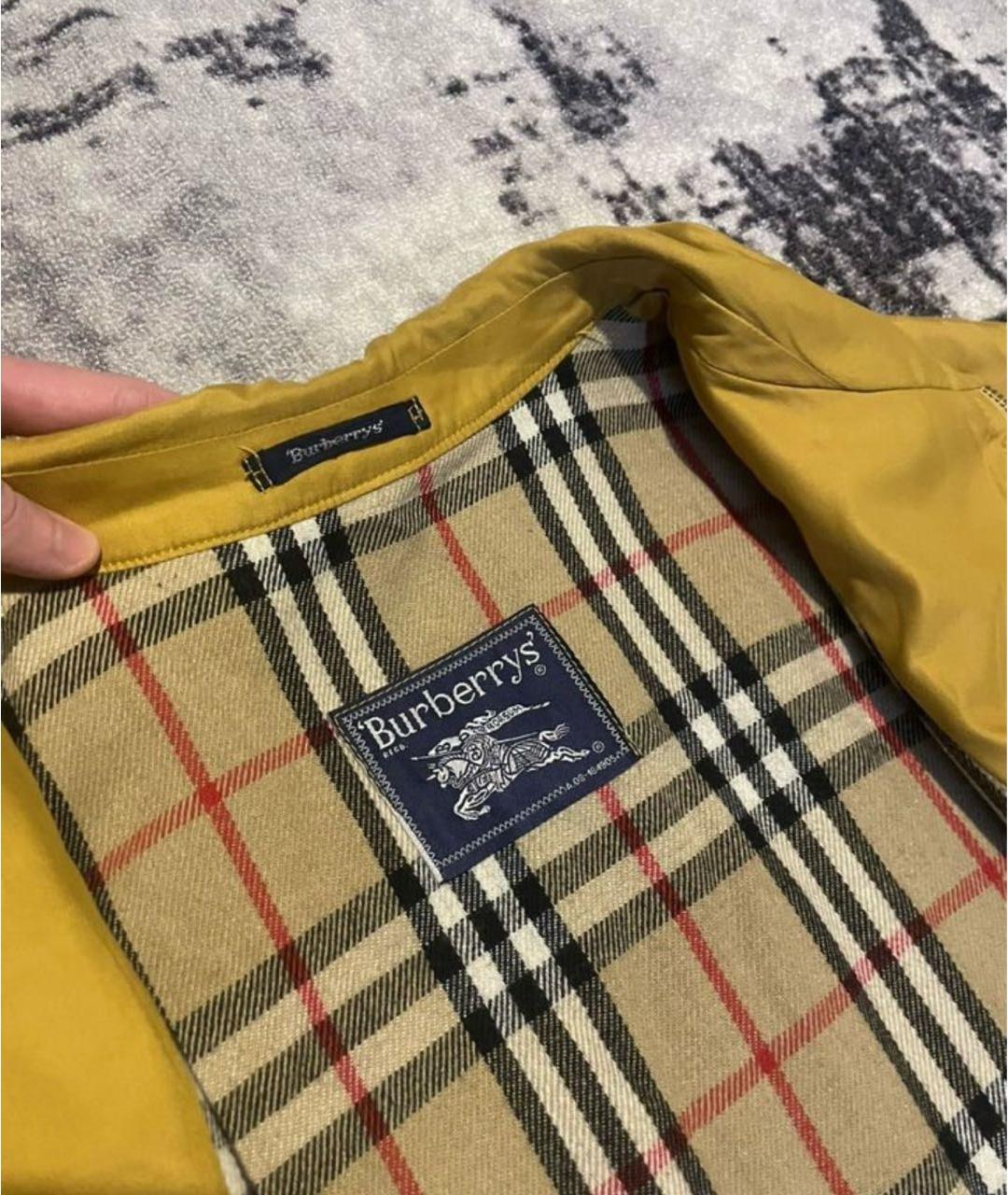 BURBERRY Горчичная шерстяная куртка, фото 5