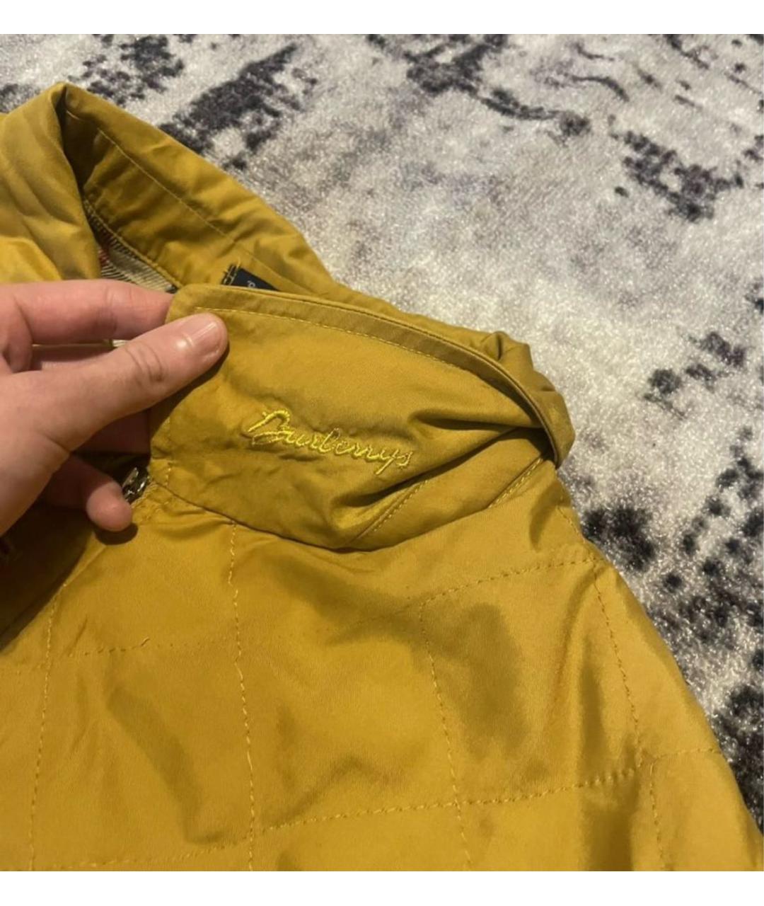 BURBERRY Горчичная шерстяная куртка, фото 4