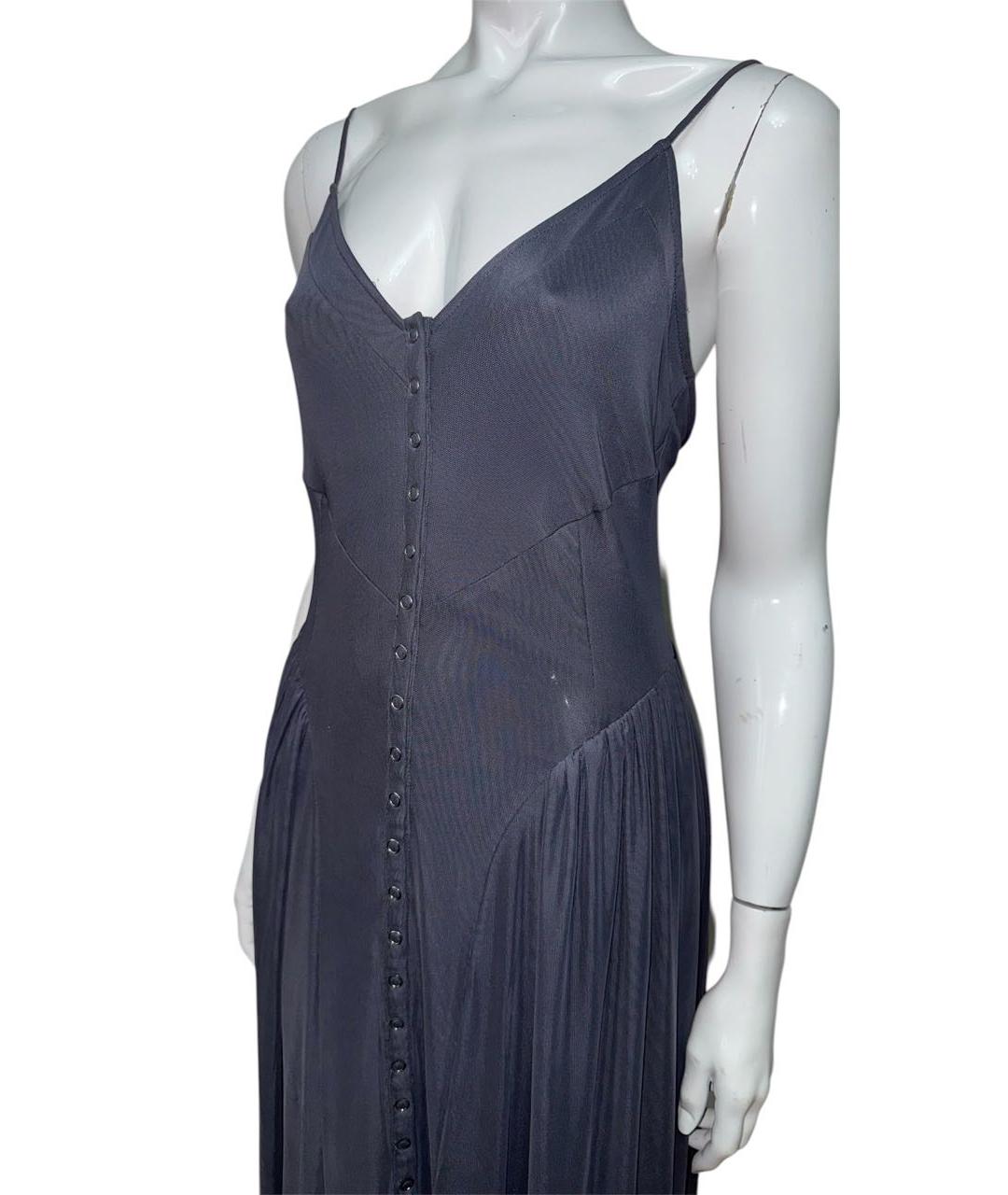 ROTATE Серое коктейльное платье, фото 3