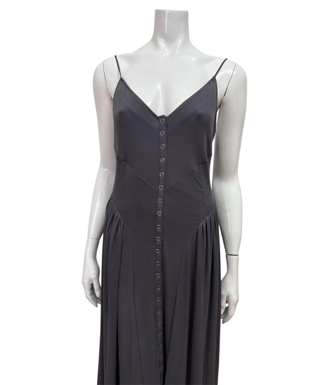 ROTATE Серое коктейльное платье, фото 2