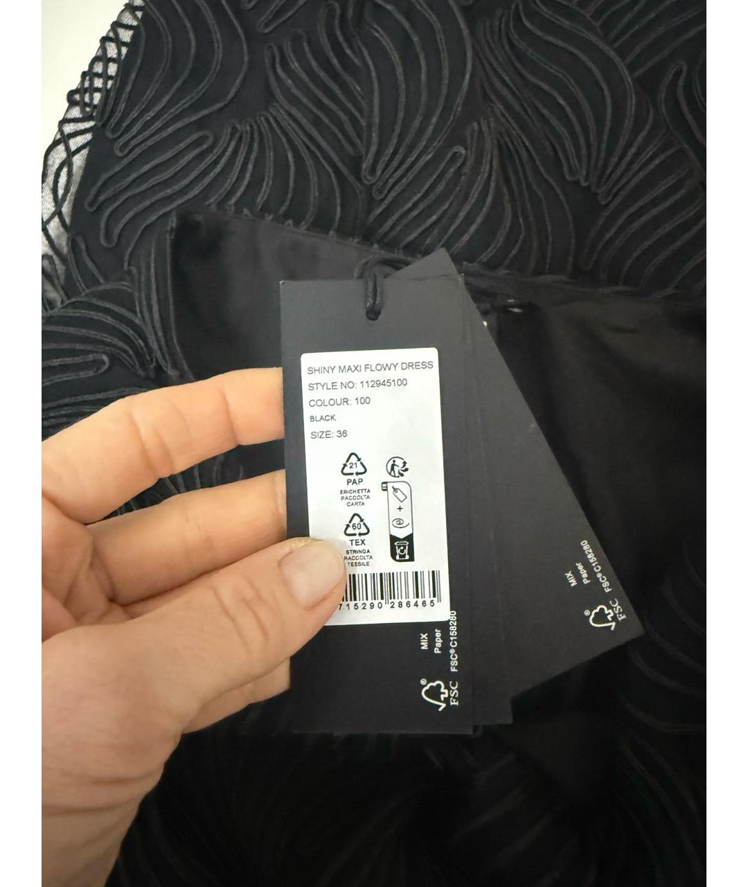 ROTATE Черное коктейльное платье, фото 7