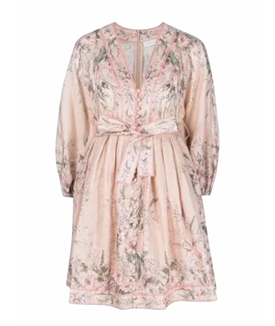 ZIMMERMANN Льняное повседневное платье, фото 1