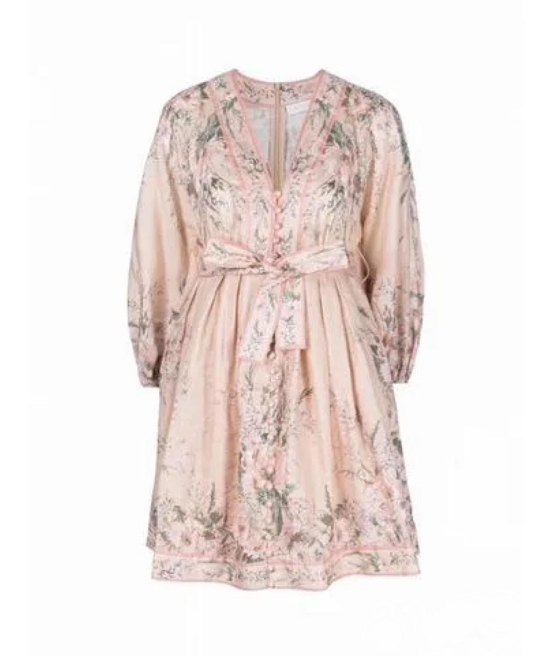 ZIMMERMANN Льняное повседневное платье, фото 5