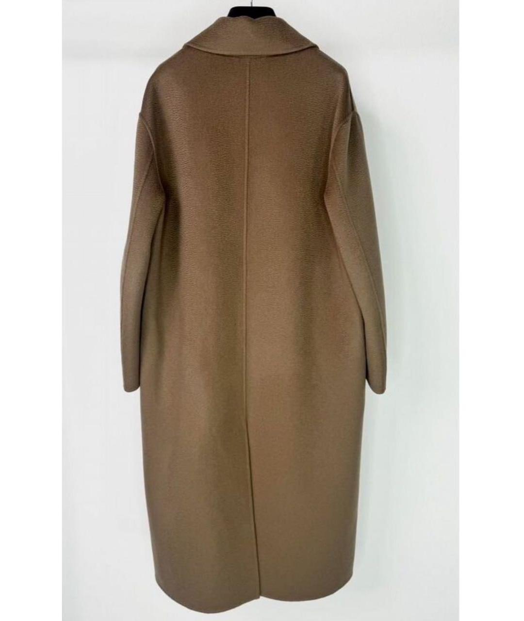 MAX MARA Бежевое шерстяное пальто, фото 4