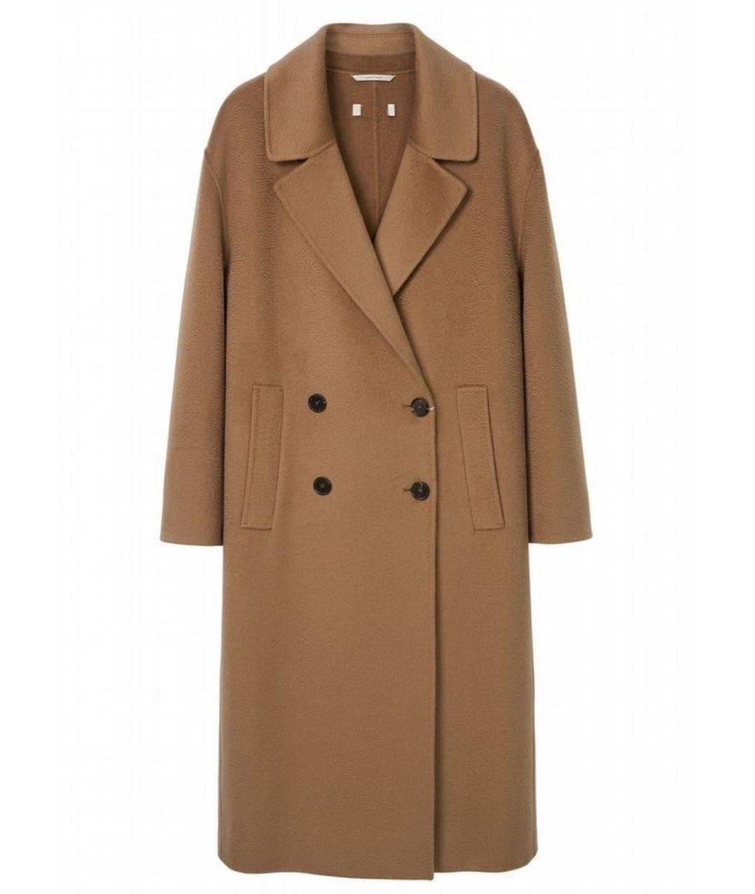 MAX MARA Бежевое шерстяное пальто, фото 6