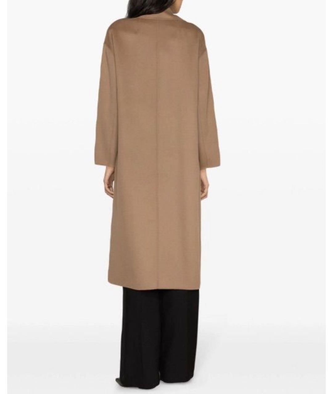 MAX MARA Бежевое шерстяное пальто, фото 2