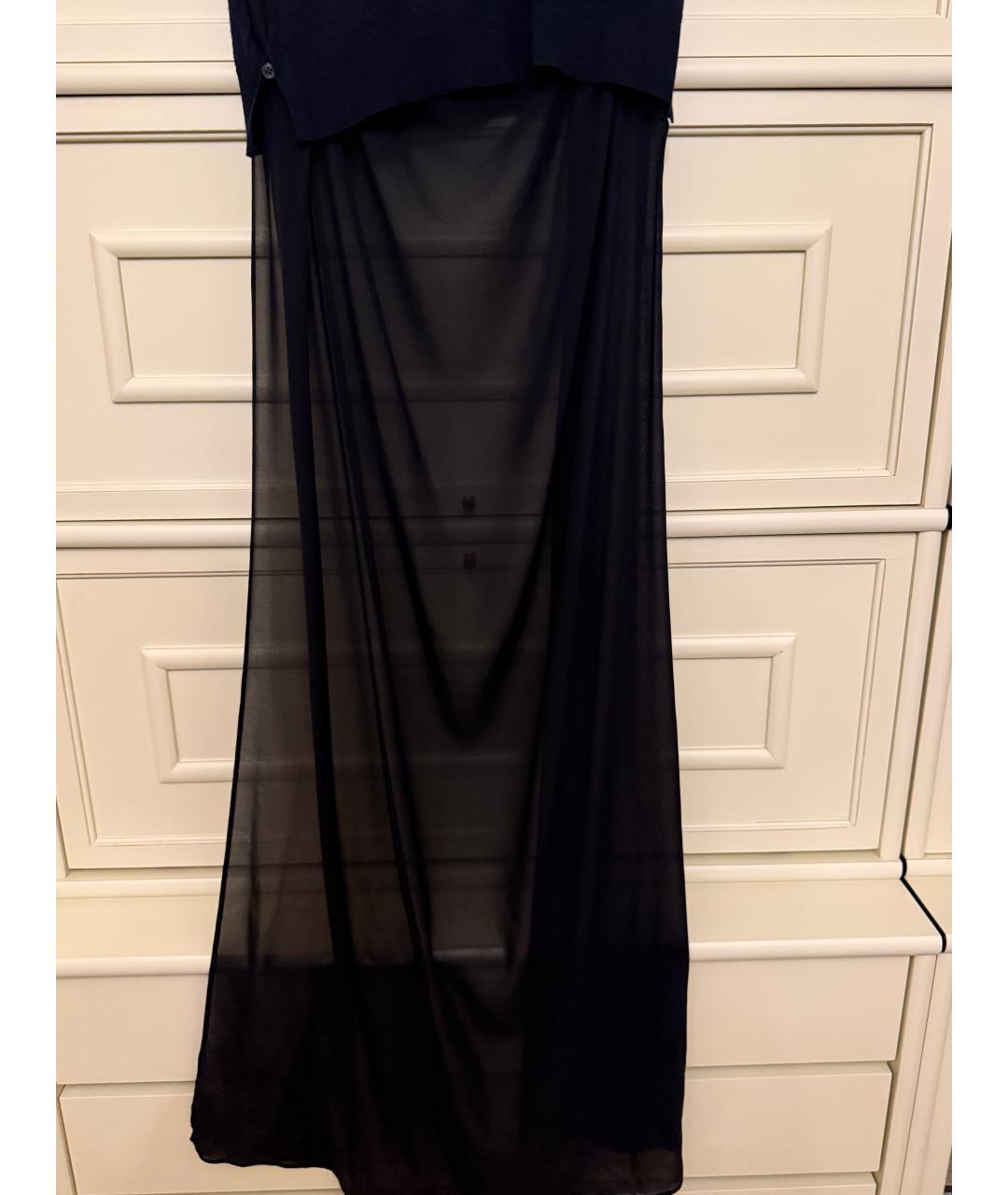 MAISON MARGIELA Темно-синяя кашемировая жилетка, фото 4