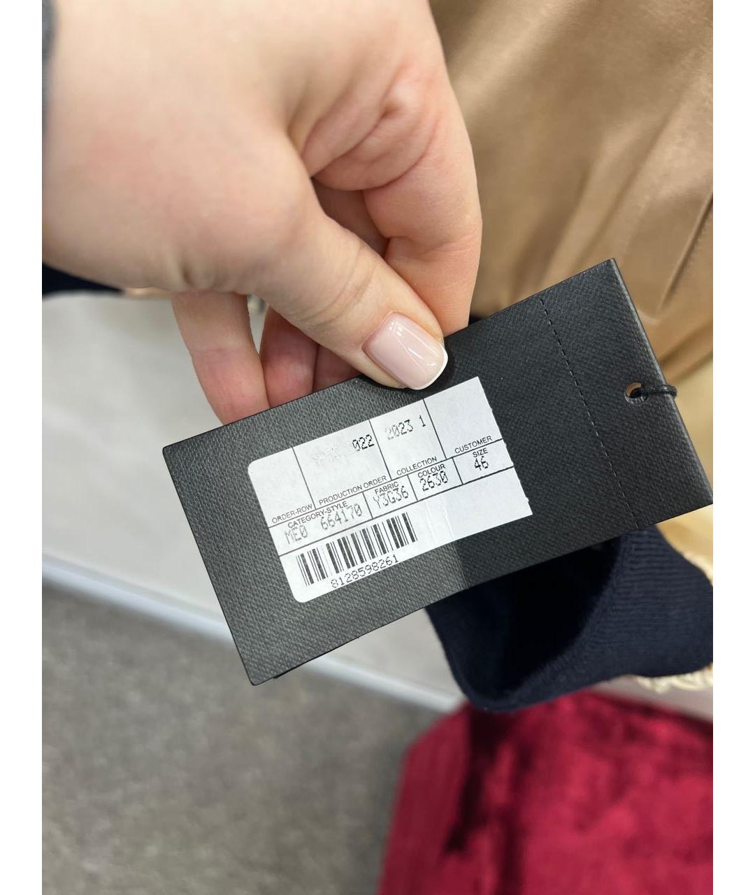 SAINT LAURENT Темно-синяя ацетатная куртка, фото 7