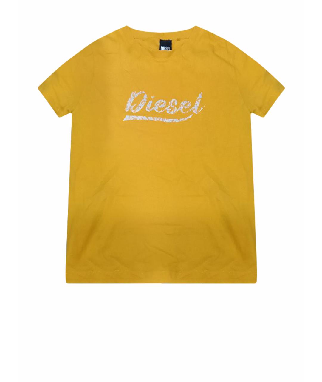 DIESEL Желтая футболка, фото 1