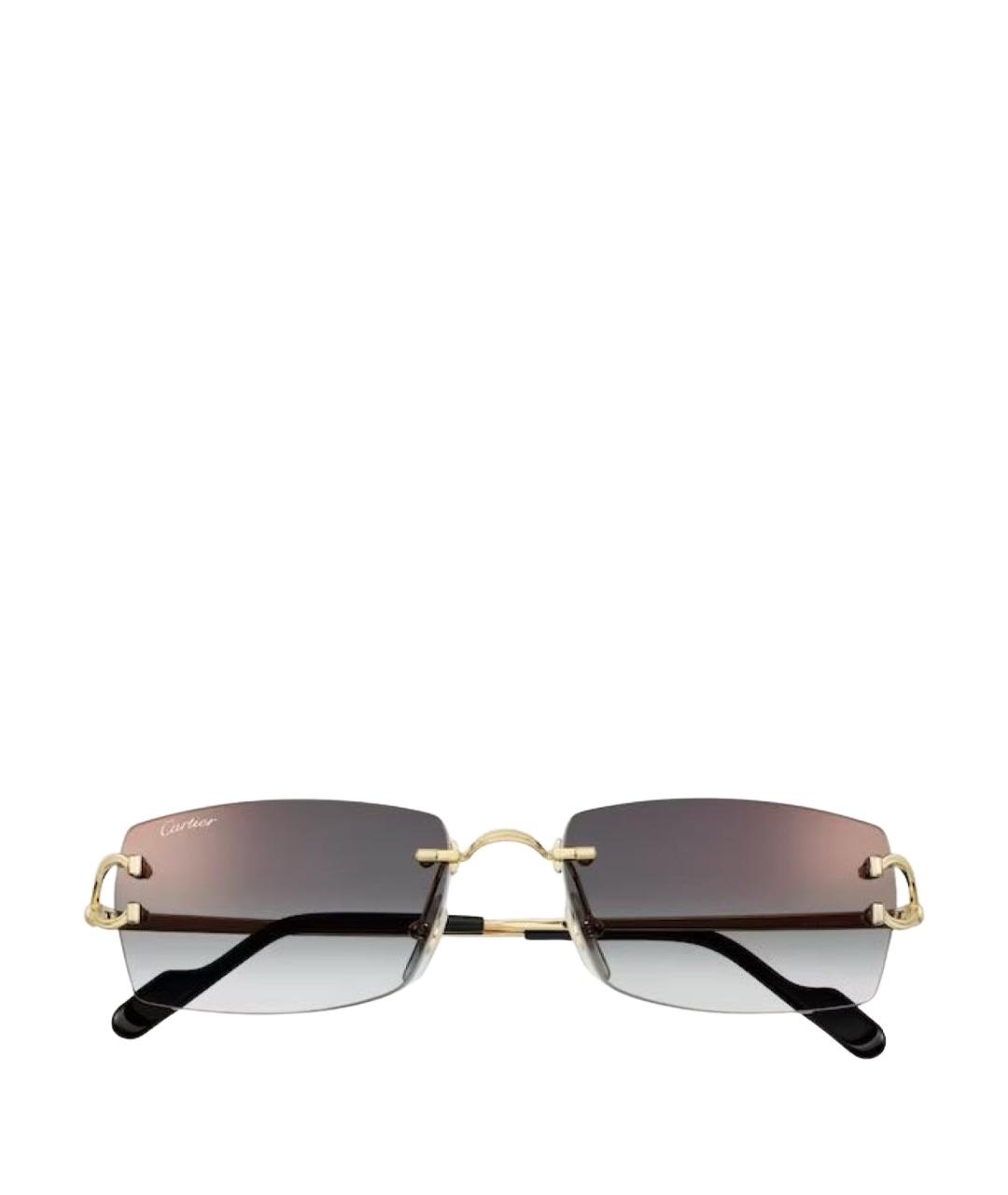 CARTIER Мульти металлические солнцезащитные очки, фото 1