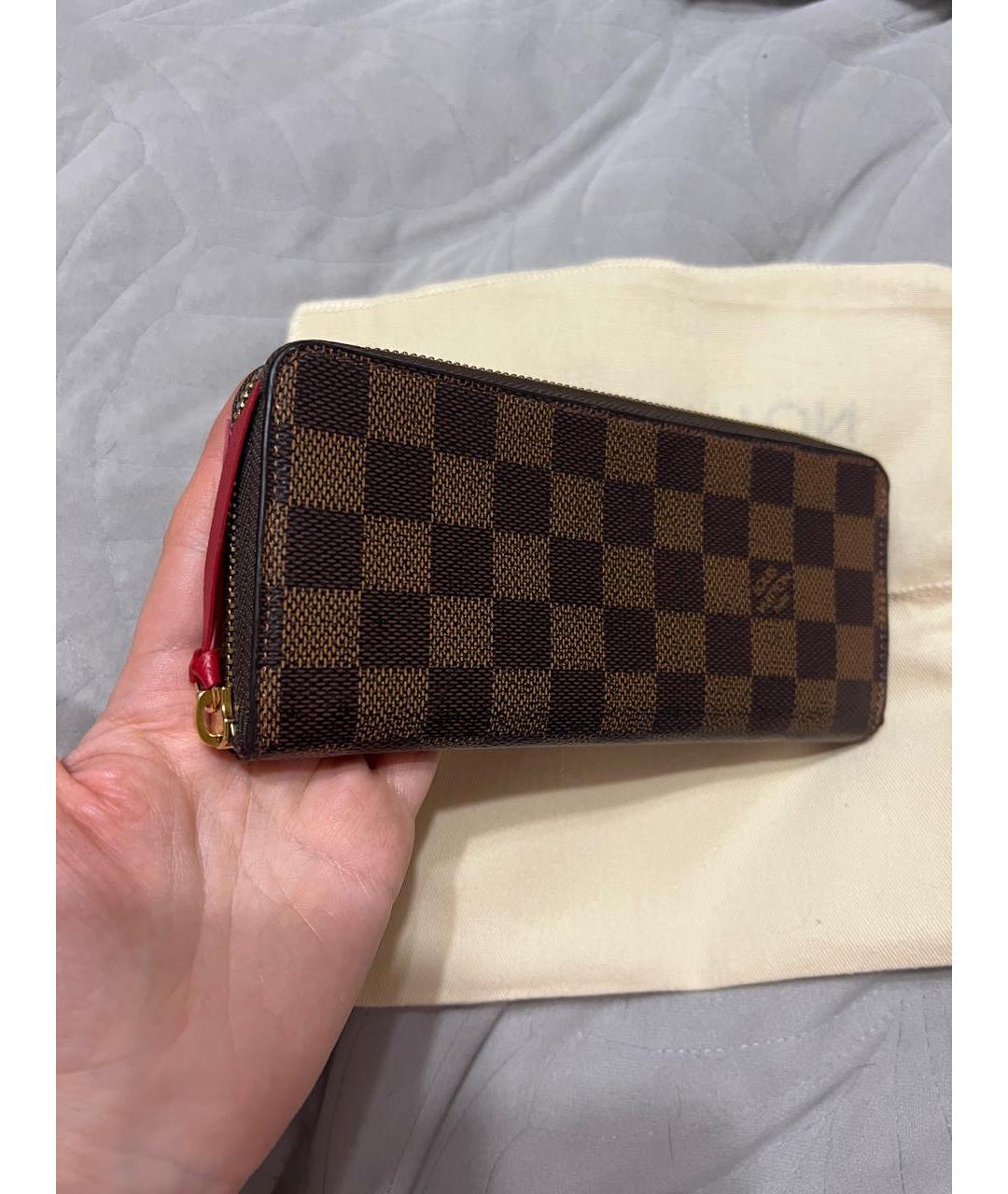 LOUIS VUITTON Коричневый кошелек, фото 2