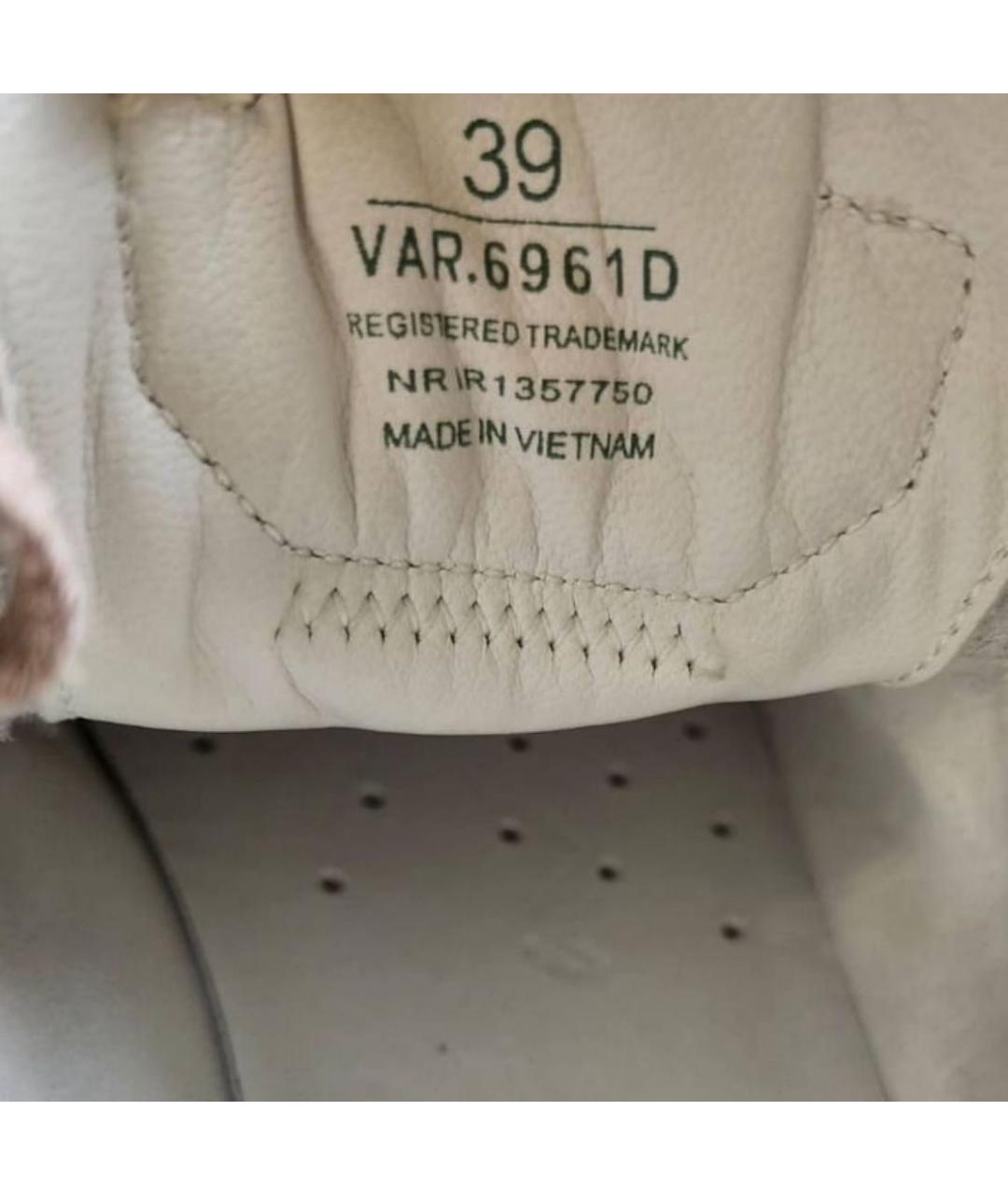 PREMIATA Бежевые замшевые кроссовки, фото 5