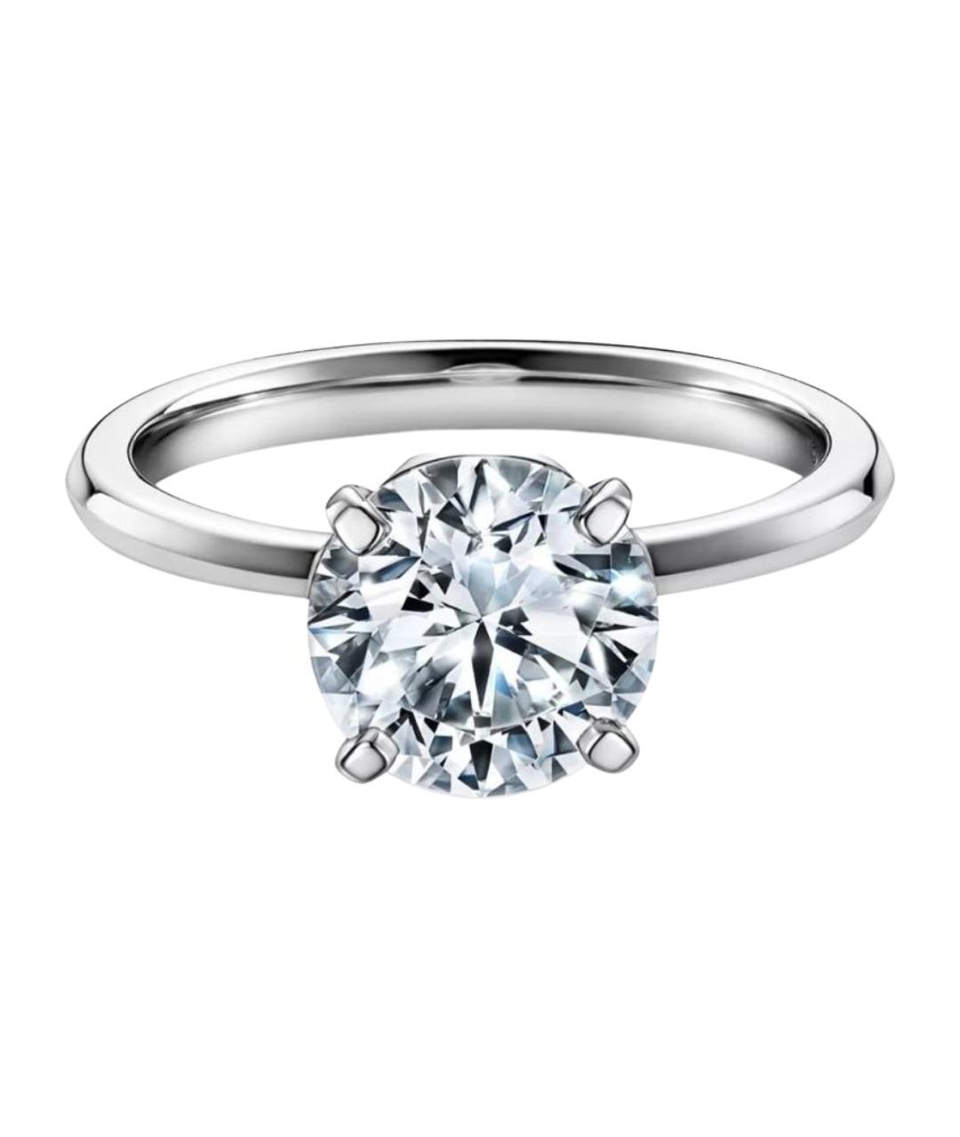 TIFFANY&CO Белое платиновое кольцо, фото 1