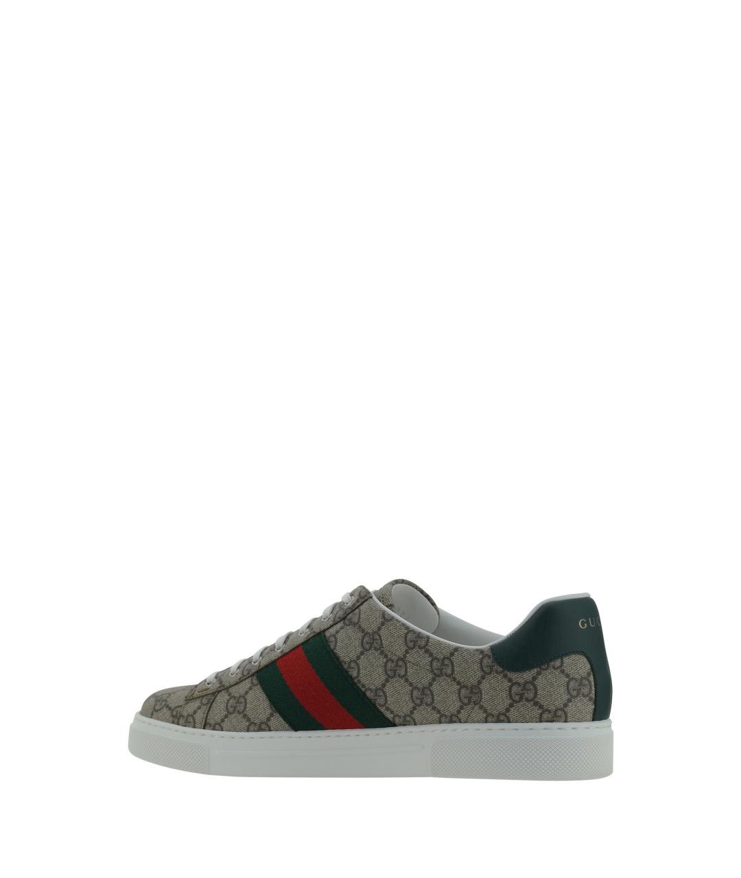 GUCCI Бежевые низкие кроссовки / кеды, фото 3