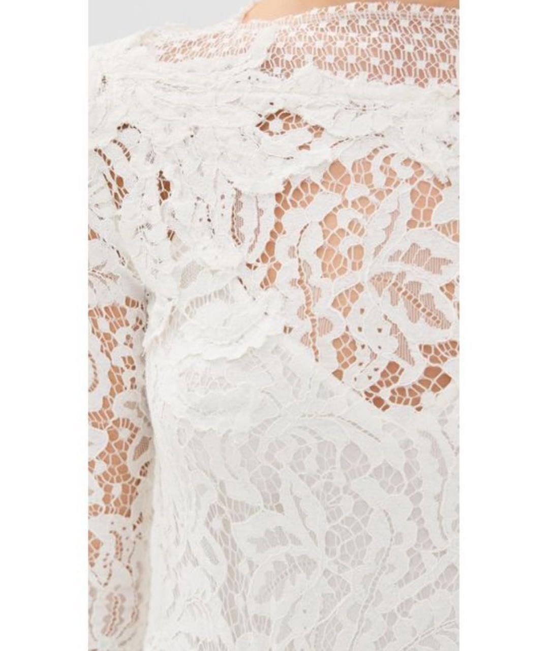 ISABEL MARANT Белое кружевное вечернее платье, фото 5