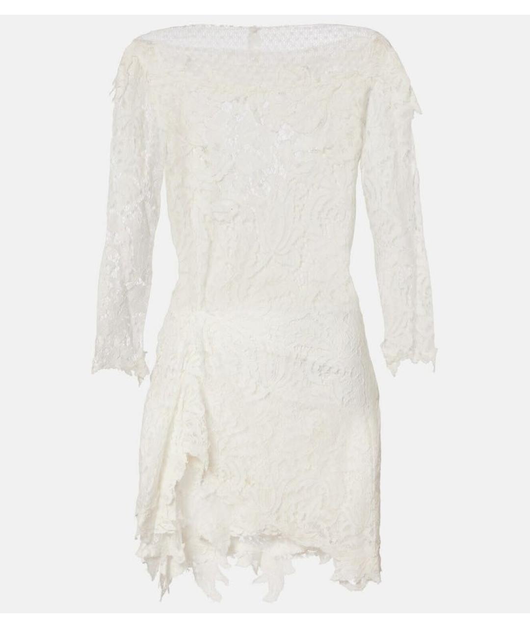 ISABEL MARANT Белое кружевное вечернее платье, фото 9