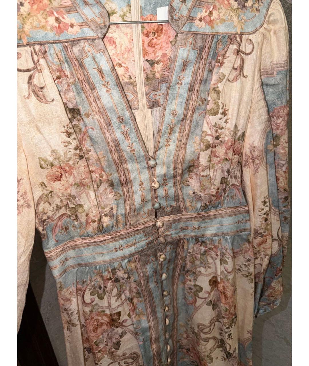 ZIMMERMANN Мульти повседневное платье, фото 6