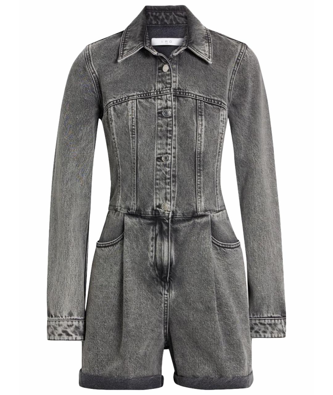 IRO Антрацитовый деним комбинезон, фото 1