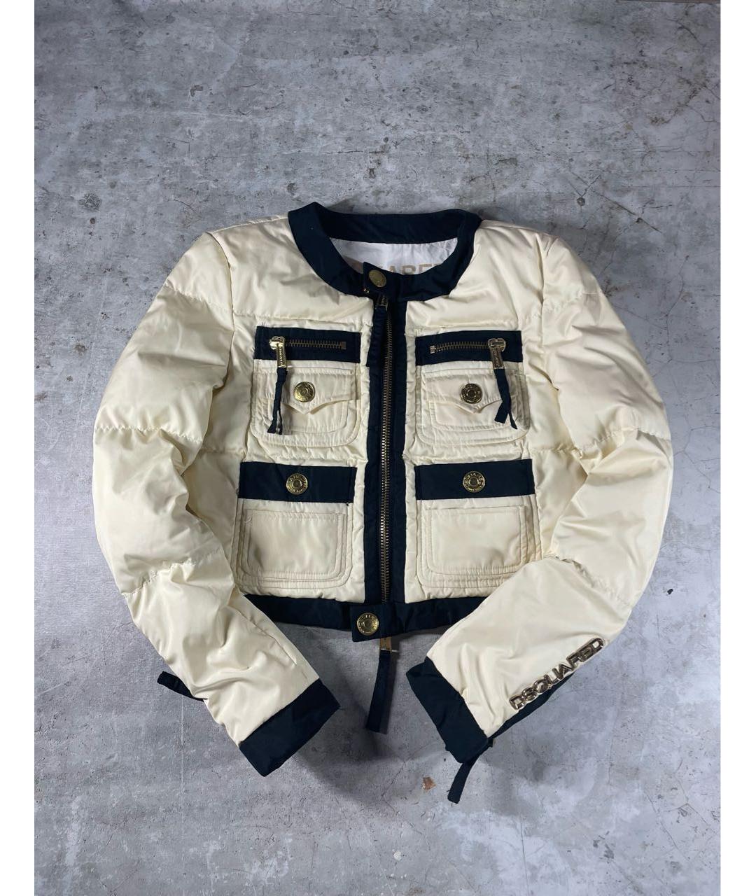 DSQUARED2 Бежевый пуховик, фото 9