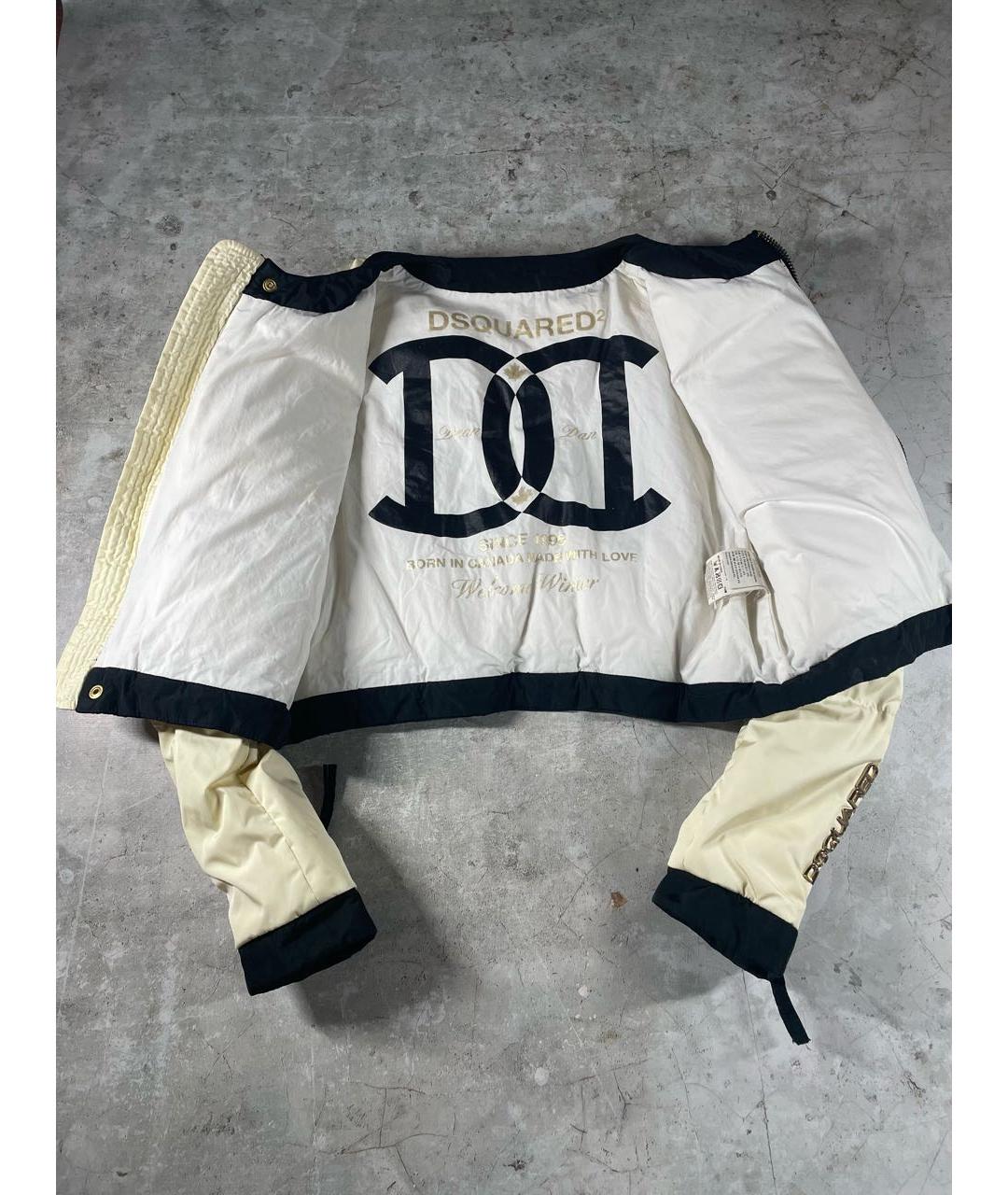 DSQUARED2 Бежевый пуховик, фото 3