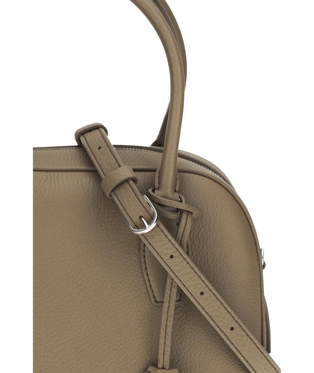 THE ROW Бежевая кожаная сумка тоут, фото 4