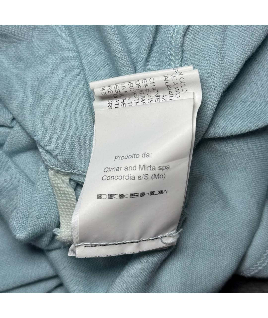 RICK OWENS Голубая майка, фото 6