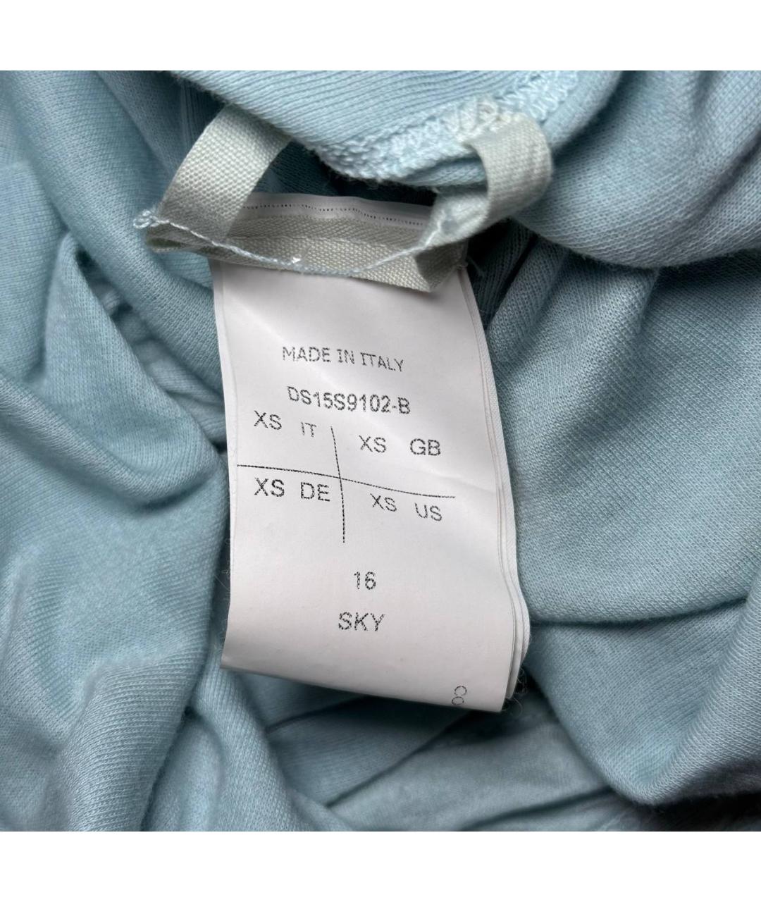 RICK OWENS Голубая майка, фото 7