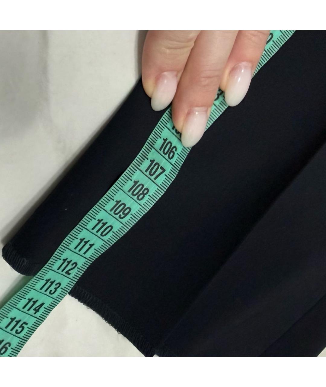 PRADA Темно-синие шерстяные классические брюки, фото 7