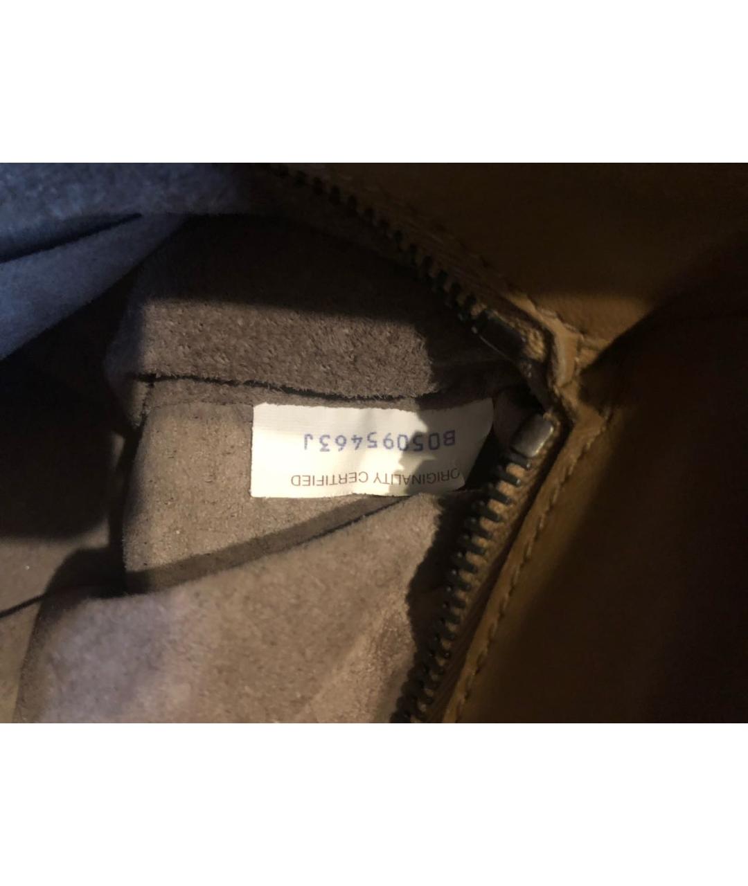 BOTTEGA VENETA Коричневая кожаная сумка тоут, фото 4