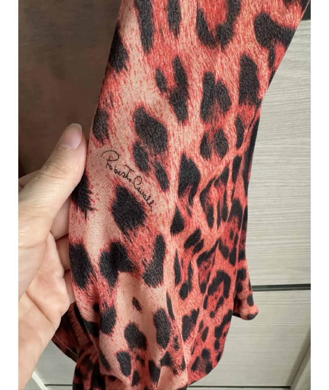 ROBERTO CAVALLI Красная вискозная жилетка, фото 5