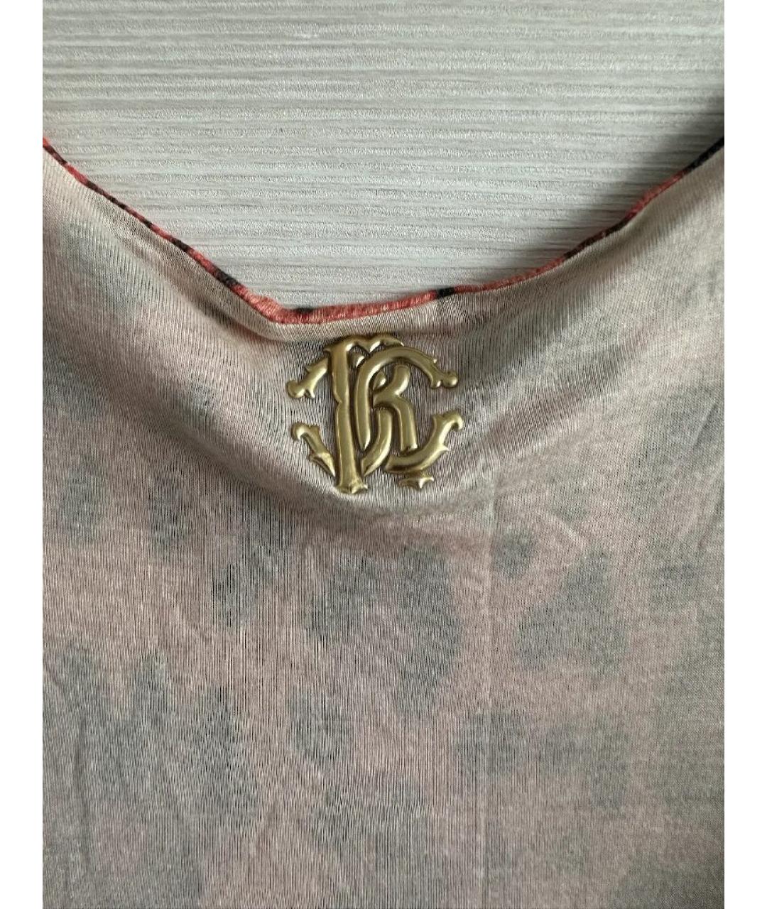 ROBERTO CAVALLI Красная вискозная жилетка, фото 4