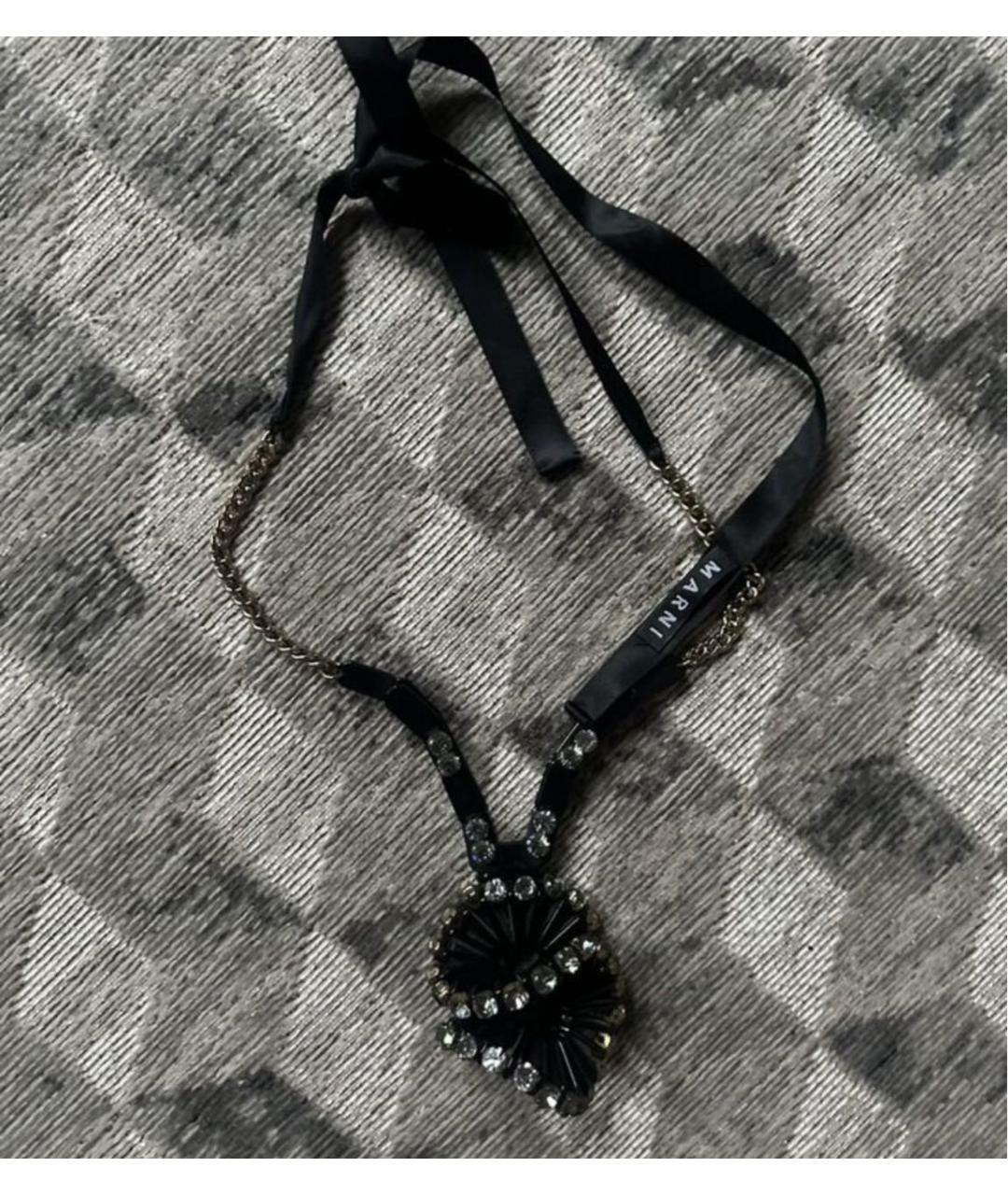 MARNI Черная пластиковая подвеска, фото 5