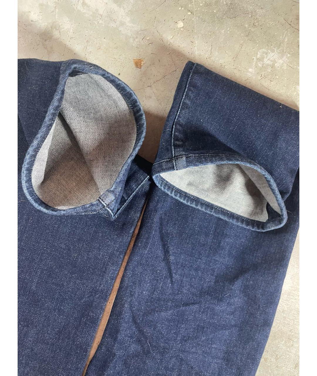 JACOB COHEN Темно-синие хлопковые прямые джинсы, фото 8