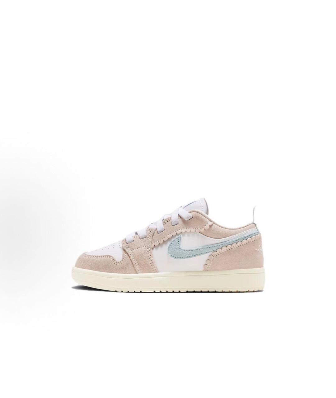 JORDAN Бежевые замшевые кеды, фото 3