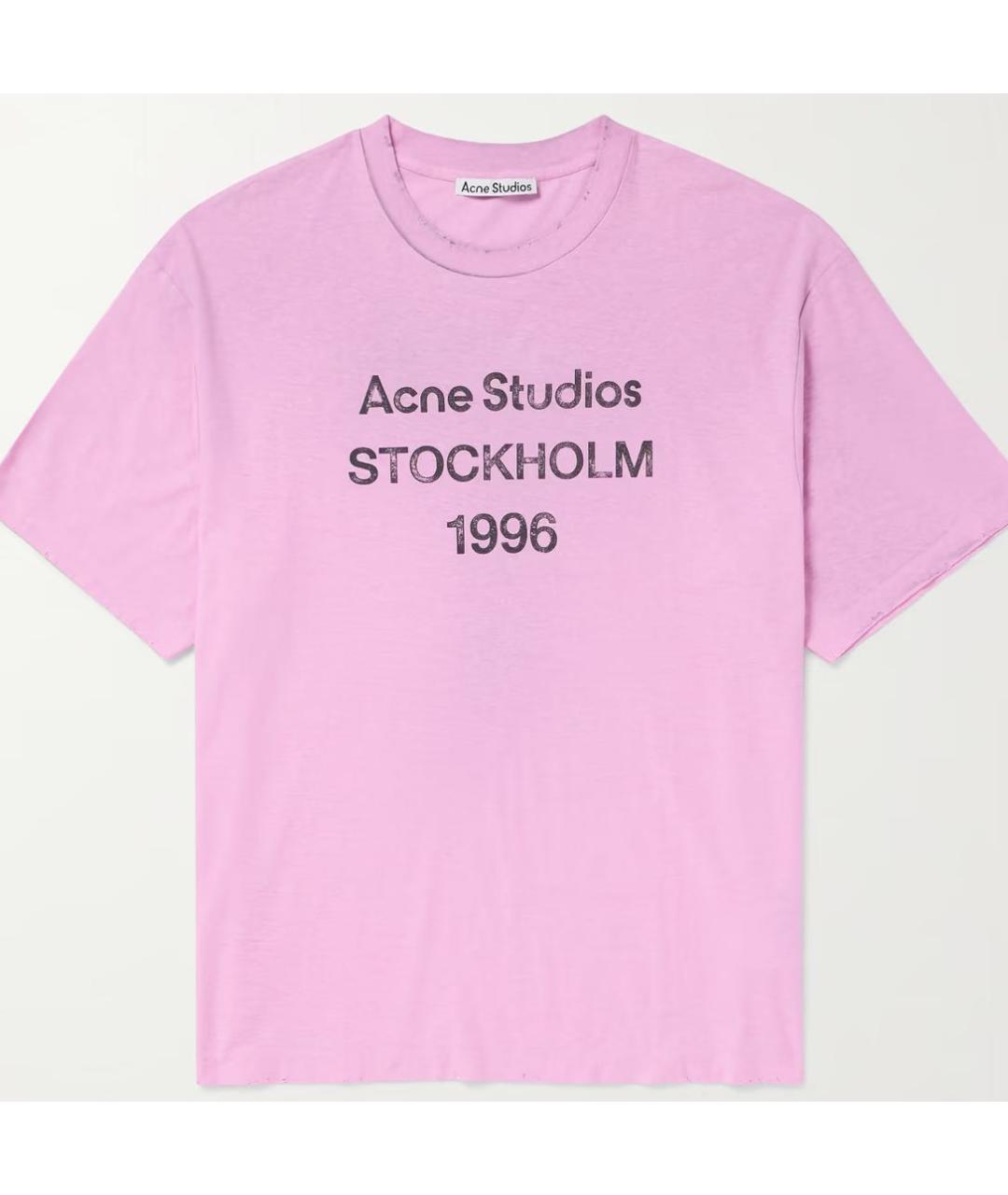 CHROME HEARTS Розовая хлопковая футболка, фото 7