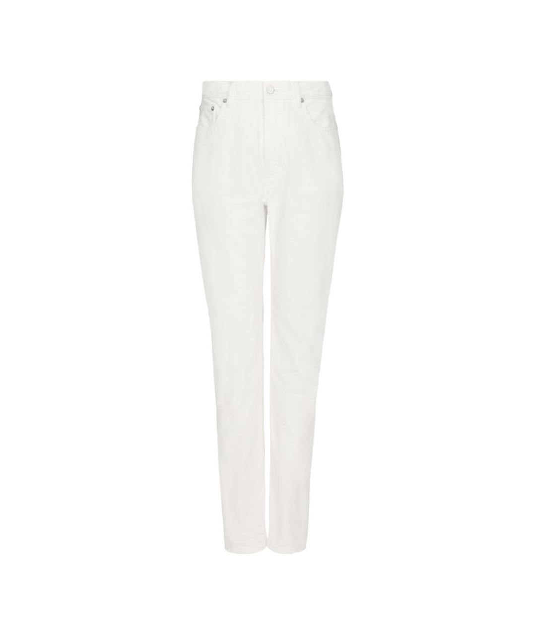 ALAIA Белые хлопковые джинсы слим, фото 1