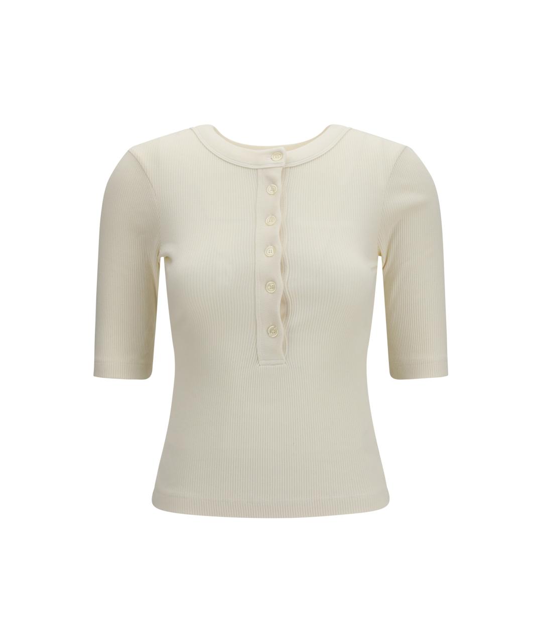 Citizien Of Humanity Белая хлопковая футболка, фото 1