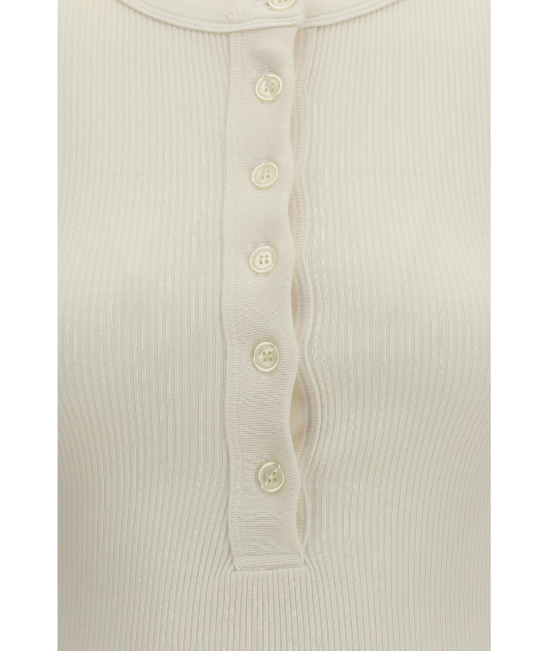 Citizien Of Humanity Белая хлопковая футболка, фото 3