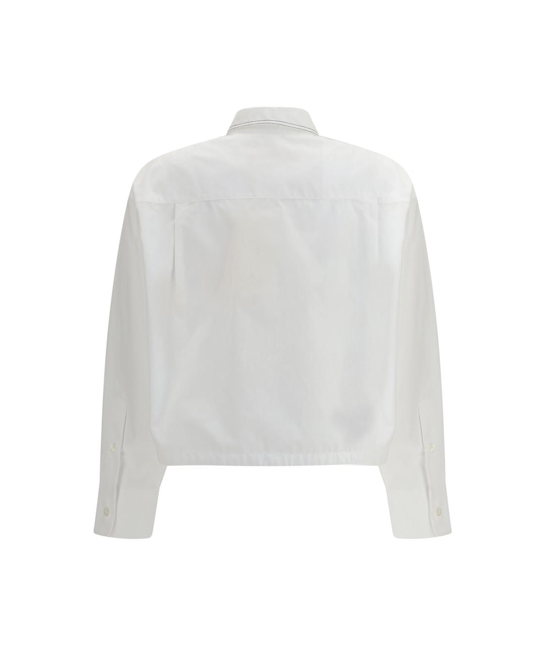 MARNI Белая хлопковая рубашка, фото 2