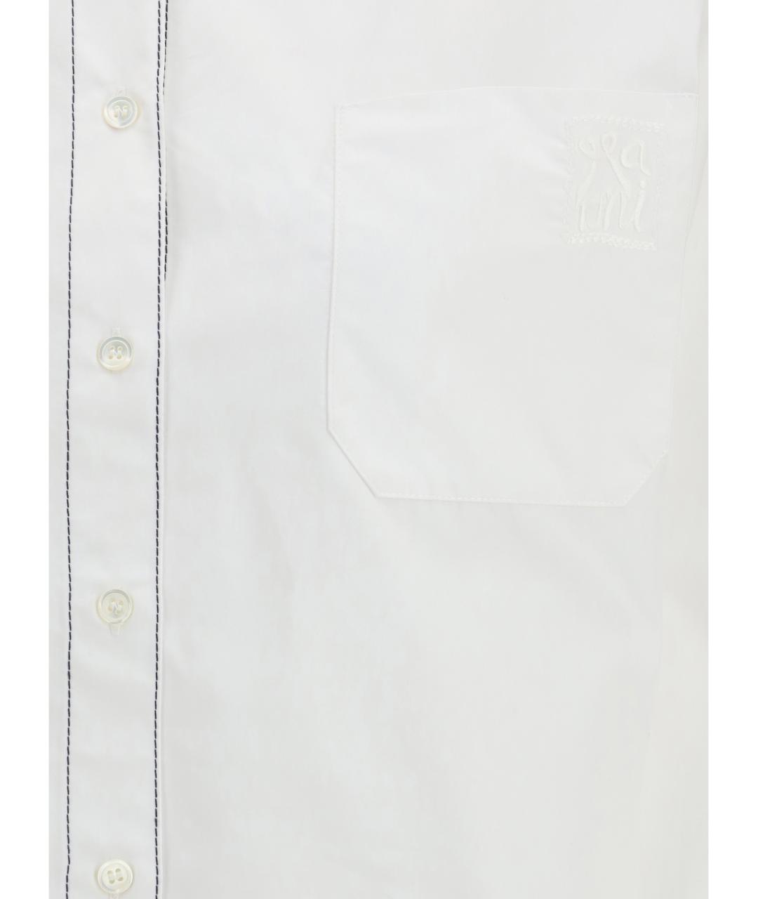 MARNI Белая хлопковая рубашка, фото 3