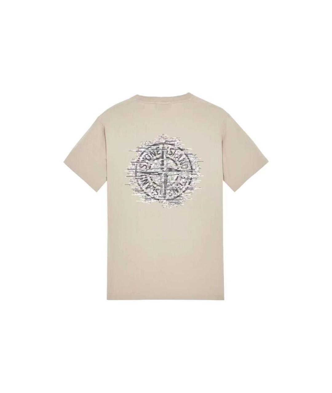 STONE ISLAND Серая футболка, фото 6